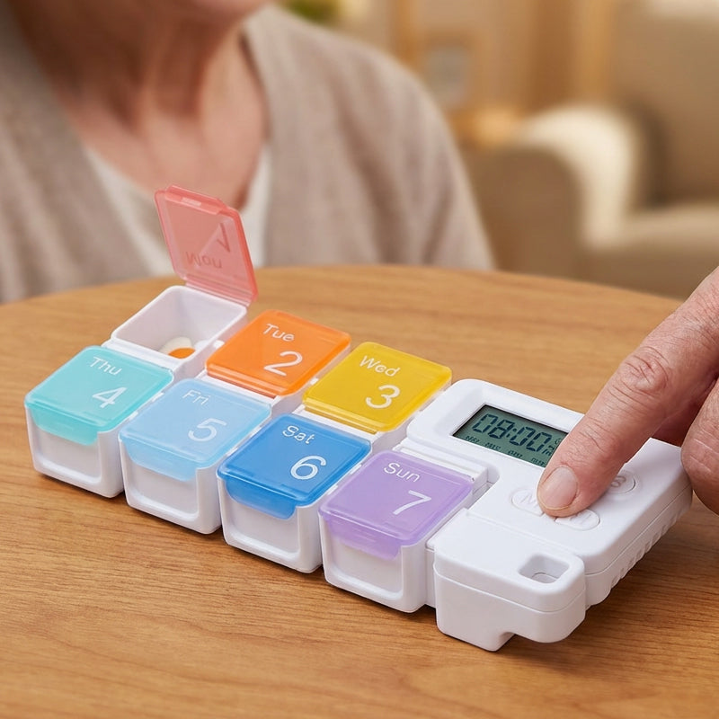 Smart Electronic Pill Box with Timed Reminder