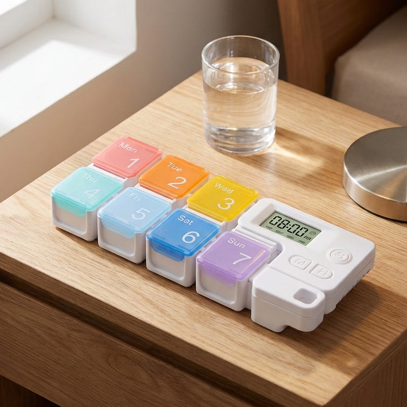 Smart Electronic Pill Box with Timed Reminder