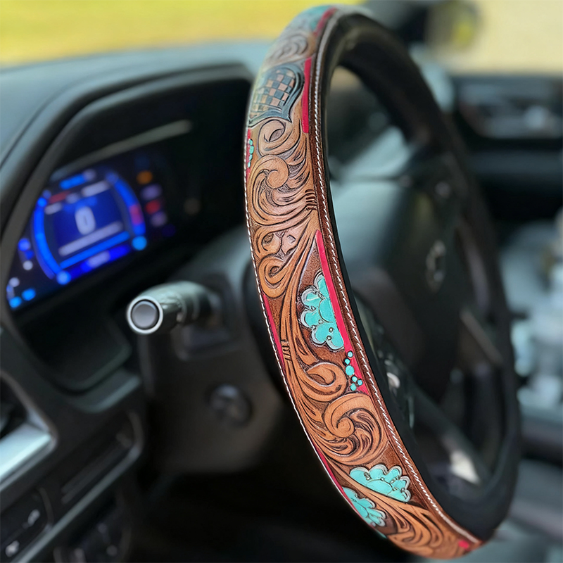 All-Season Printed Steering Wheel Cover
