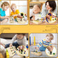 🔆 LED Light Wooden Busy Board – Switch & Button Sensory Toy, Montessori Early Learning, Best Gift for 1-3 Year Old Boys & Girls 🧒