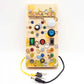 🔆 LED Light Wooden Busy Board – Switch & Button Sensory Toy, Montessori Early Learning, Best Gift for 1-3 Year Old Boys & Girls 🧒