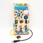 🔆 LED Light Wooden Busy Board – Switch & Button Sensory Toy, Montessori Early Learning, Best Gift for 1-3 Year Old Boys & Girls 🧒