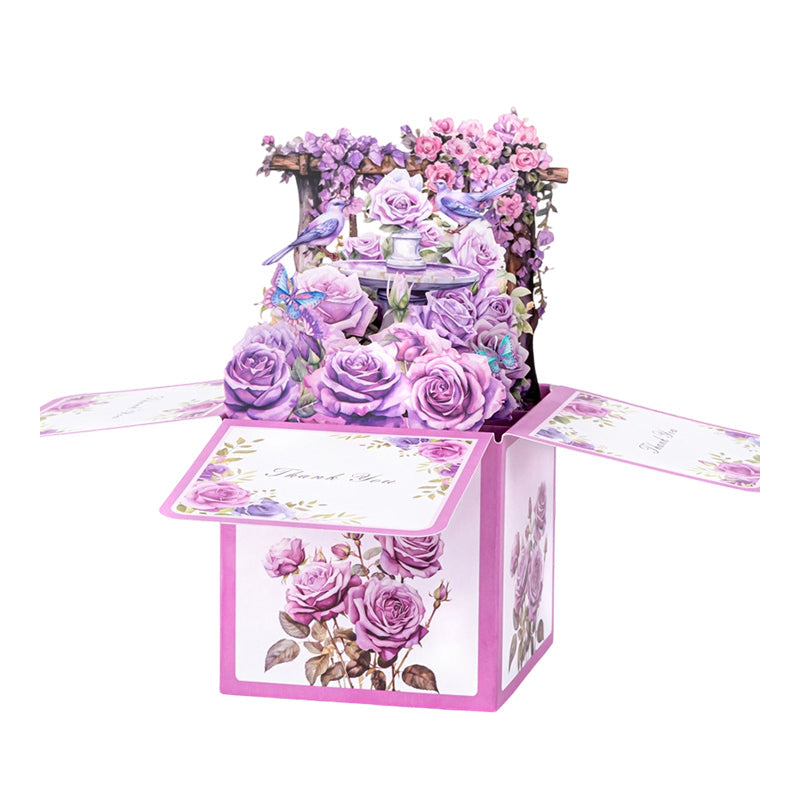 3D Pop-Up Flower Box Card for Mother's Day