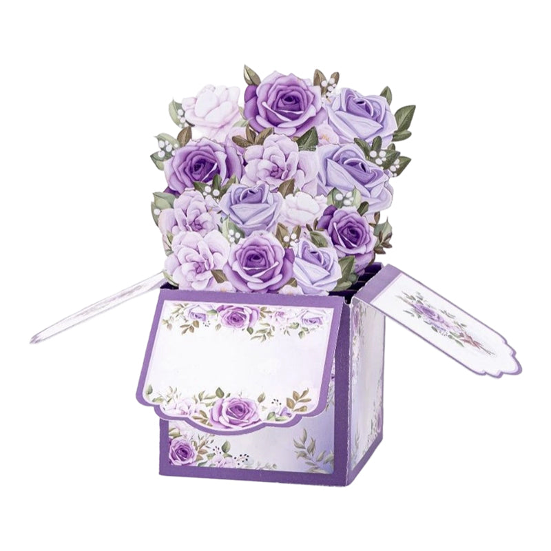 3D Pop-Up Flower Box Card for Mother's Day