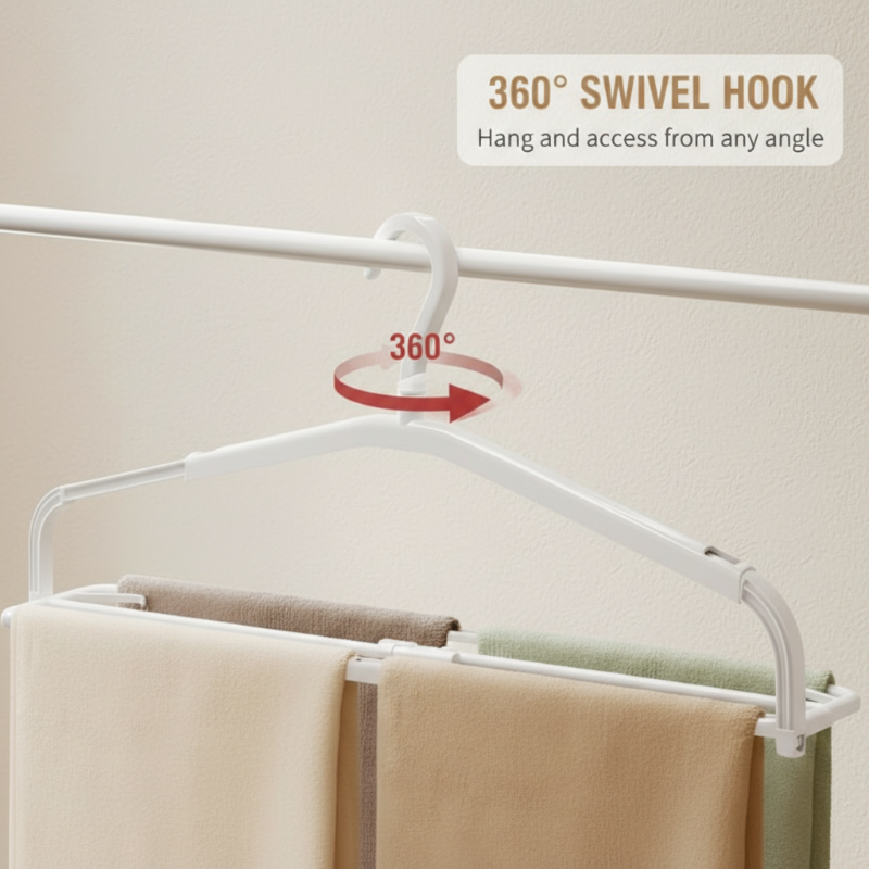 🔥New Hot Selling❤️‍🔥 Multi-Functional Foldable Clothes Hanger