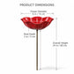 💖🎁2026 Mother's Day Gifts 50% Off--🎁Handmade Metal Flower Garden Stake🐦