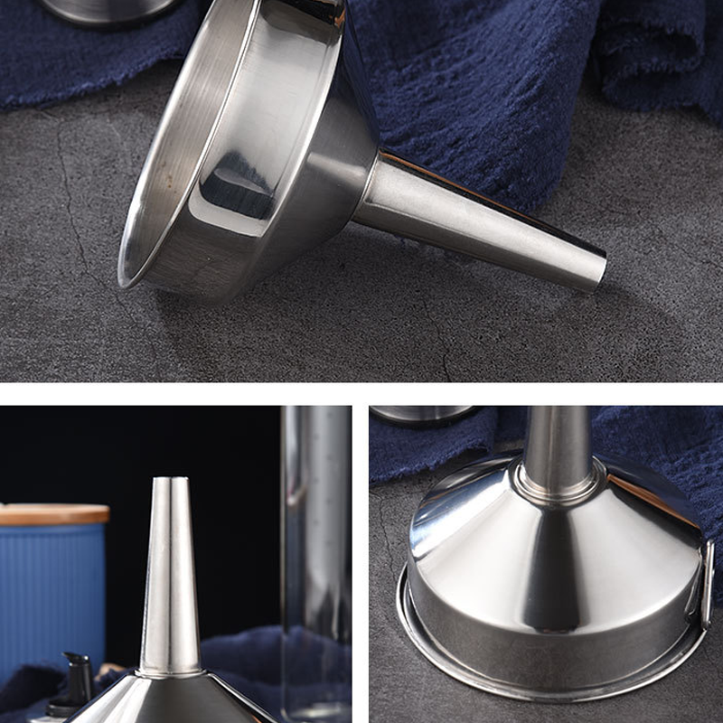 ⏰🔥LIMITED TIME 50% OFF! 🍳 Stainless Steel Kitchen Funnel – Durable, Easy to Use & Perfect for Cooking, Baking & Storage ✨🧑‍🍳