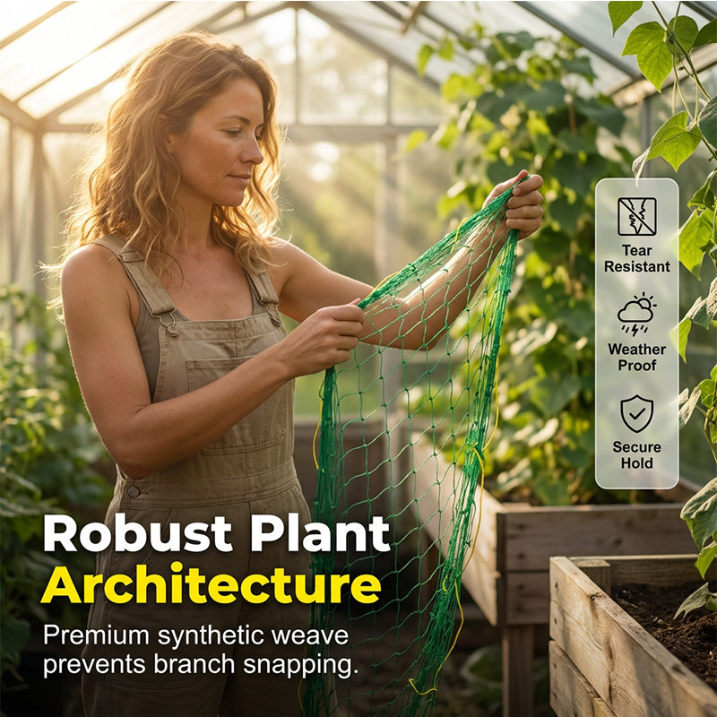Heavy-Duty Garden Trellis Netting