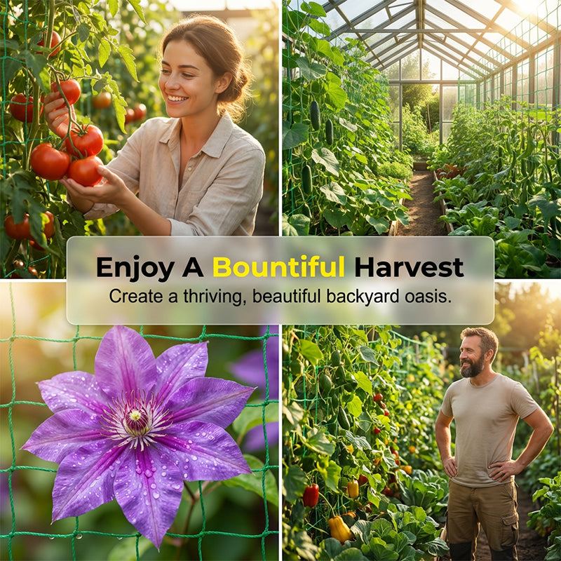 Heavy-Duty Garden Trellis Netting