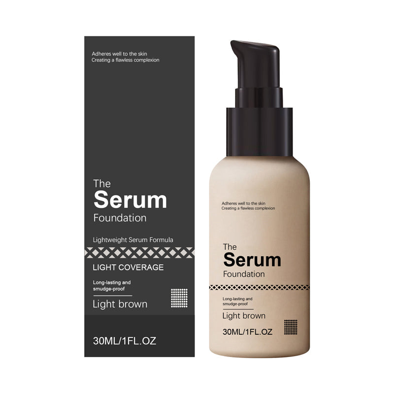 Lightweight Serum Foundation for a Natural Finish