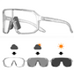 No-Slip Photochromic Riding Glasses Kit