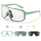 No-Slip Photochromic Riding Glasses Kit