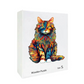 Colorful Cat Wooden Jigsaw Puzzle
