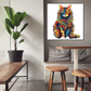 Colorful Cat Wooden Jigsaw Puzzle