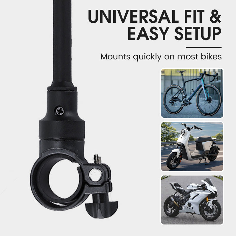 Handlebar Mount Adjustable Bike Mirrors Kit