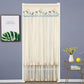Embroidered Sheer Door Curtain