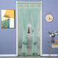 Embroidered Sheer Door Curtain