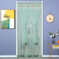 Embroidered Sheer Door Curtain