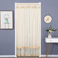 Embroidered Sheer Door Curtain