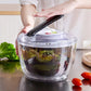 Manual Press 3-in-1 Large Salad Spinner