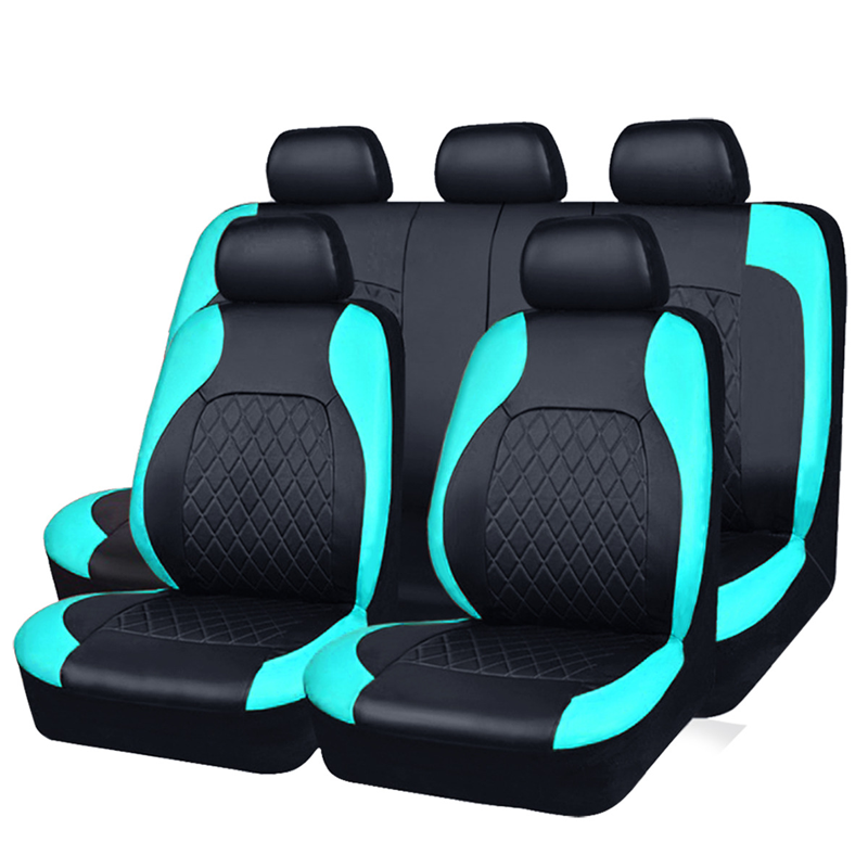📢📢50% OFF !! ⏰9-Piece Universal Fit Leather Car Seat Cover Set