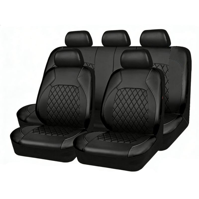📢📢50% OFF !! ⏰9-Piece Universal Fit Leather Car Seat Cover Set