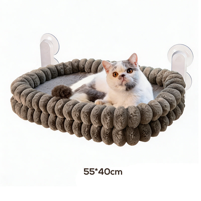 Foldable Cat Window Hammock with Suction Cups