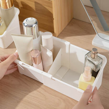 Adjustable Desktop Cosmetics Storage Box