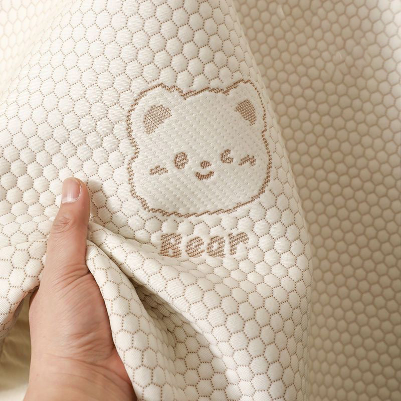 Cool Breathable Cute Bear Jacquard 3-Piece Bedding Set