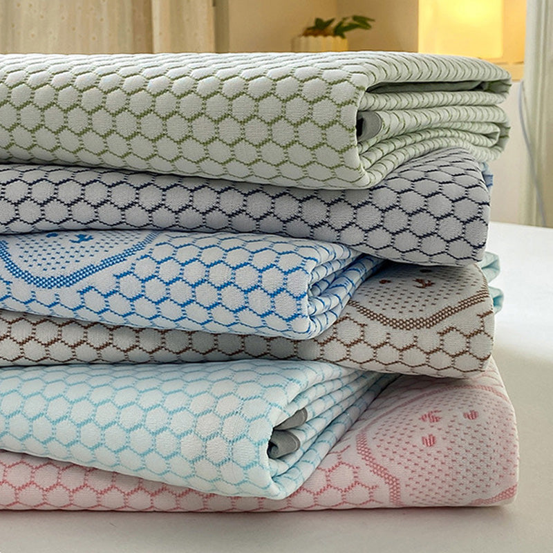 Cool Breathable Cute Bear Jacquard 3-Piece Bedding Set