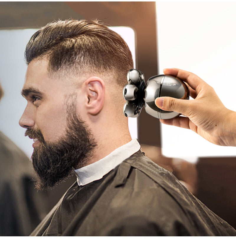 🔥50% Rabatt！❄️ ⚡ 7D Electric Shaver & Grooming Kit – 5-in-1 with Trimmer, Nose Hair, Cleansing Brush, Body Groomer – Wireless Charging, LED Display, Wet/Dry – Perfect for Head, Face & Travel
