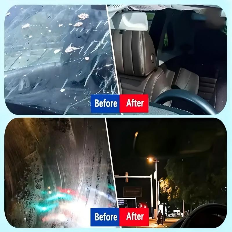 ✨HOT SALE 55% OFF🎁Car Glass Scratch Repair Paste with Sponge