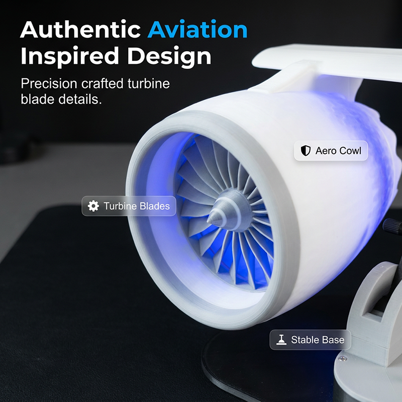Desktop Vortex Engine with Cool