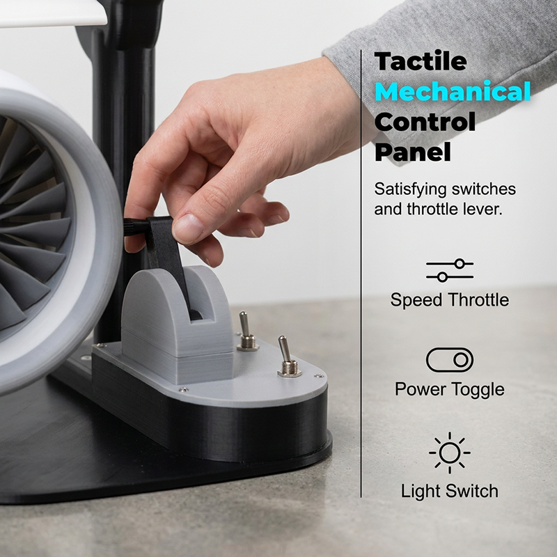 Desktop Vortex Engine with Cool