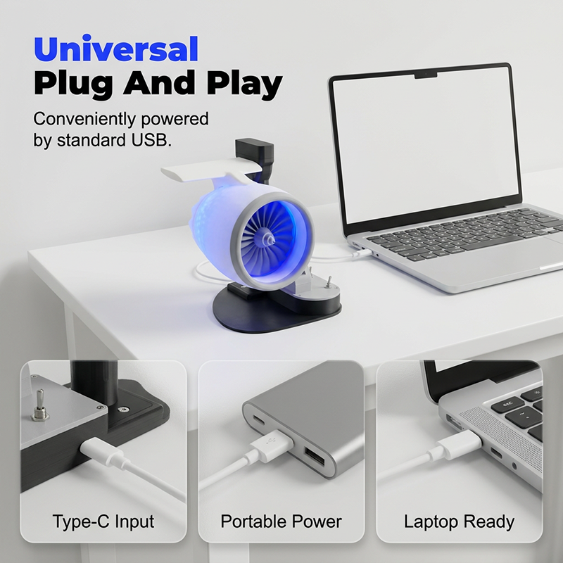 Desktop Vortex Engine with Cool