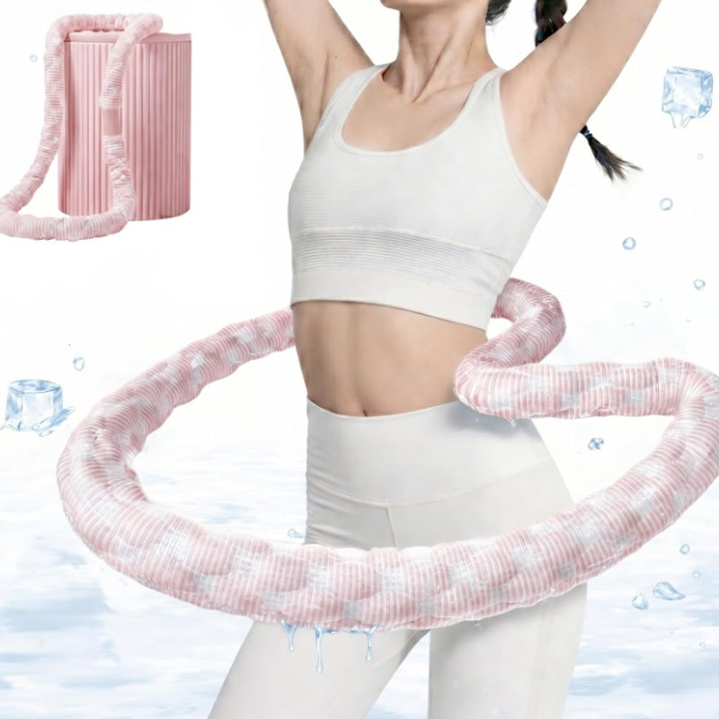 Cool-Touch Weighted Fitness Hoop