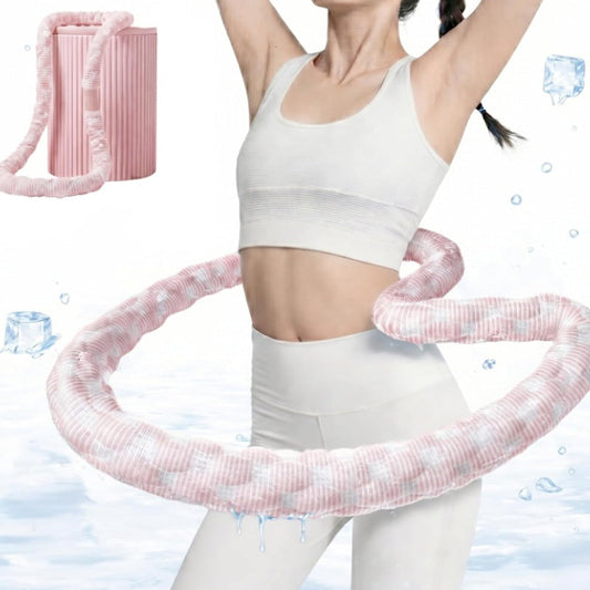 Cool-Touch Weighted Fitness Hoop