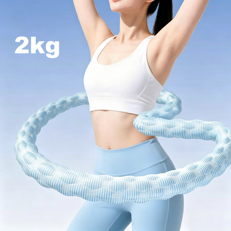 Cool-Touch Weighted Fitness Hoop