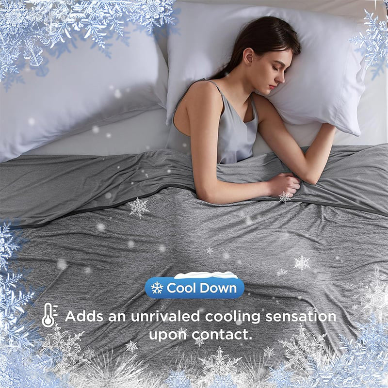 ⏳LAST DAY SALE 70% OFF!!💕CHILLO™🇬🇧 Smart Cooling Blanket❄️ Lightweight • Breathable • For Hot Sleepers & Night Sweats 😴