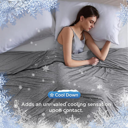 ⏳LAST DAY SALE 70% OFF!!💕CHILLO™🇬🇧 Smart Cooling Blanket❄️ Lightweight • Breathable • For Hot Sleepers & Night Sweats 😴