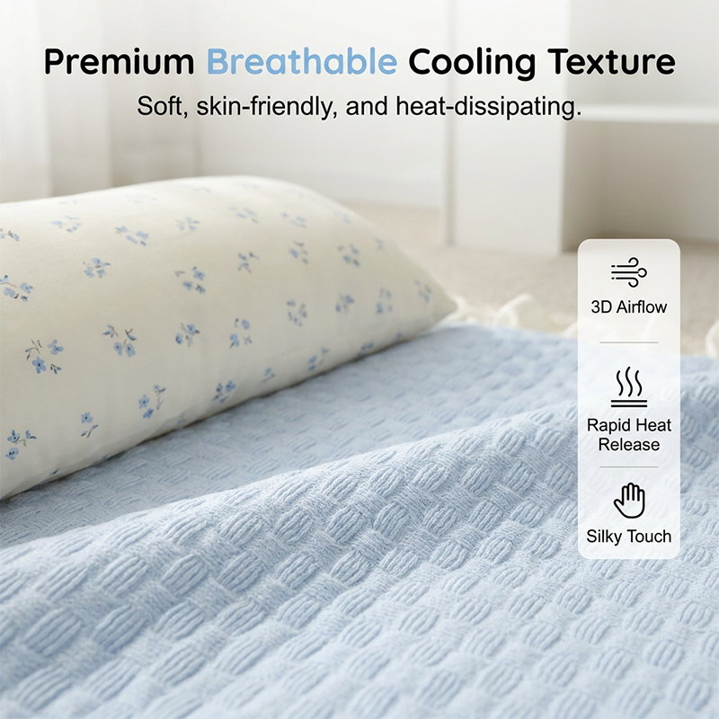 Summer Pet Cooling Mat with Pillow