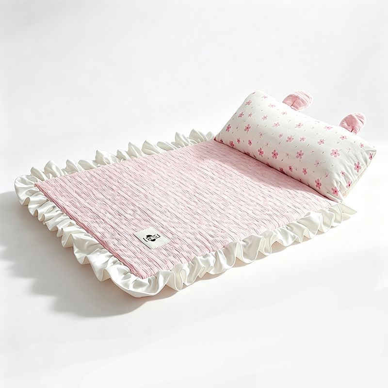 Summer Pet Cooling Mat with Pillow