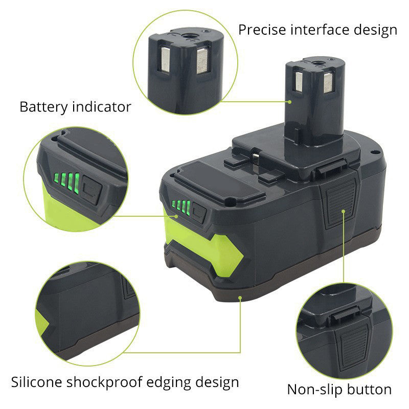 18V High-Capacity Lithium-Ion Replacement Battery