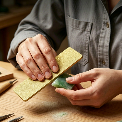 100 Grit Double-Sided Hand Polishing Pad