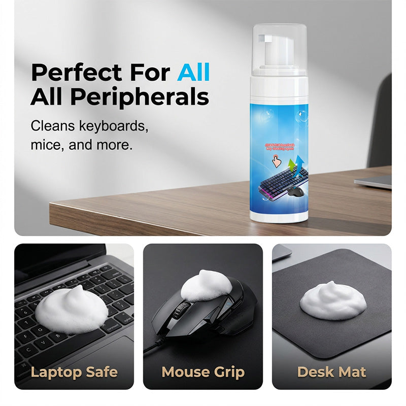 Foam Cleaner for Keyboard & Mouse