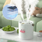 💨🏠2L Quiet USB Humidifier – Portable Desktop Mist Maker, 280ml/h Fine Spray, 35dB Silent, Cute Sausage Mouth Design for Bedroom, Office & Nursery