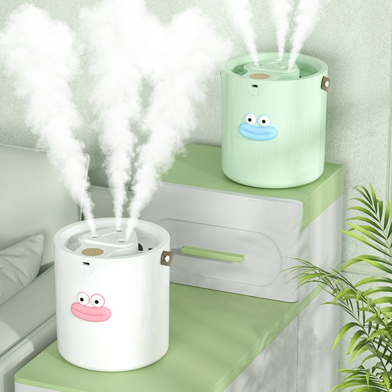 💨🏠2L Quiet USB Humidifier – Portable Desktop Mist Maker, 280ml/h Fine Spray, 35dB Silent, Cute Sausage Mouth Design for Bedroom, Office & Nursery