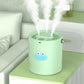 💨🏠2L Quiet USB Humidifier – Portable Desktop Mist Maker, 280ml/h Fine Spray, 35dB Silent, Cute Sausage Mouth Design for Bedroom, Office & Nursery