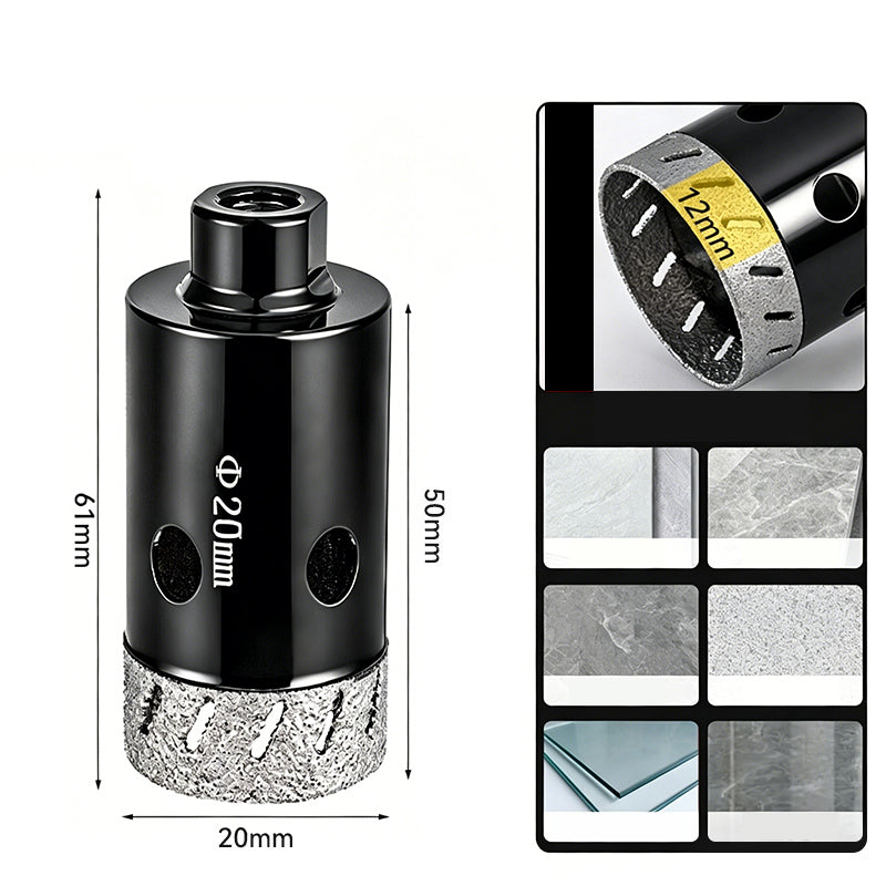 Ultra-Thin Diamond Hole Saw for Angle Grinder