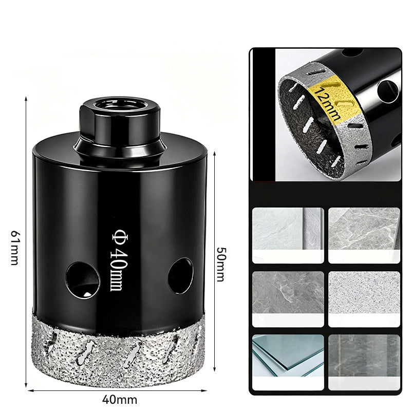 Ultra-Thin Diamond Hole Saw for Angle Grinder